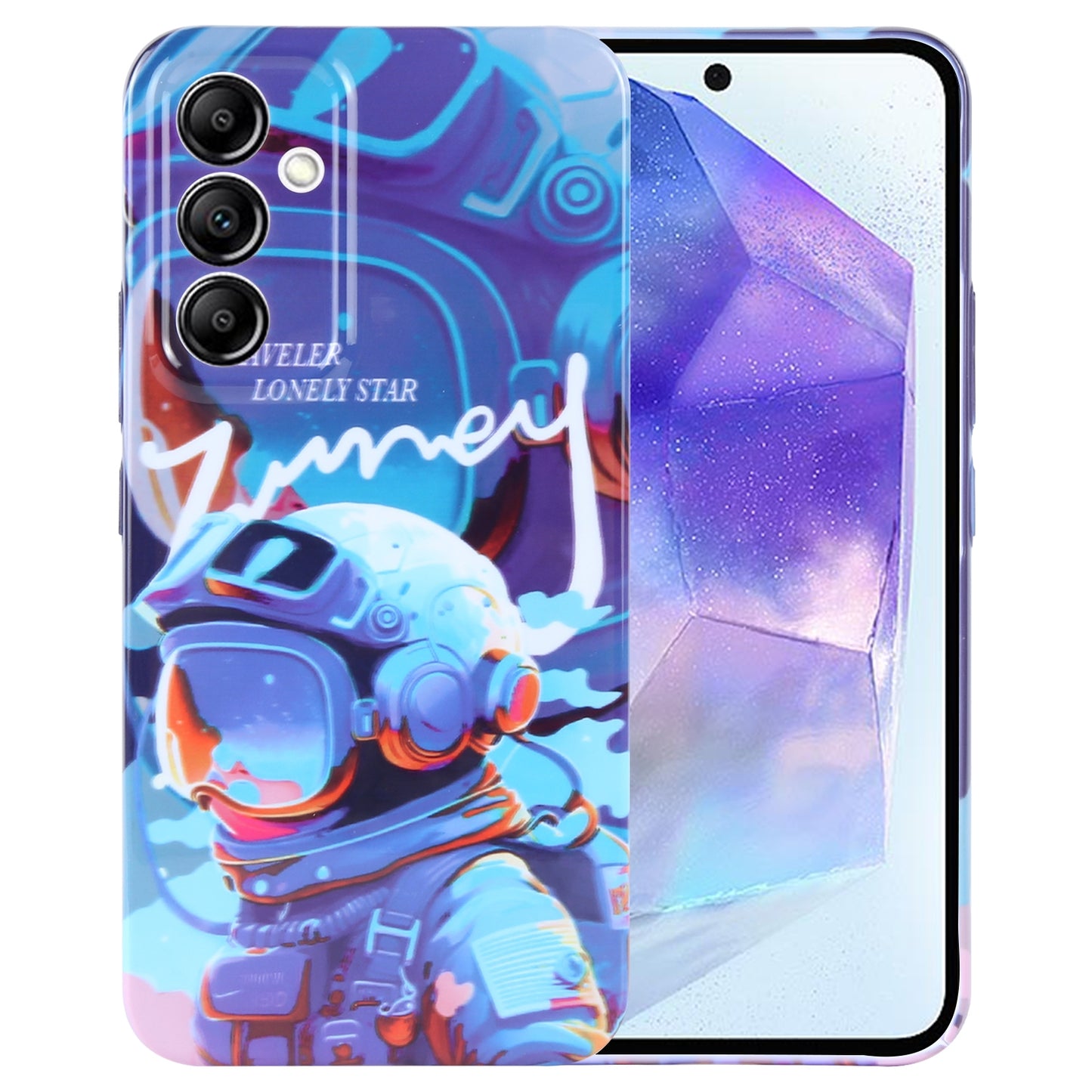 Samsung Galaxy A55 5G Painted Pattern PC Phone Case with Precise Hole Design