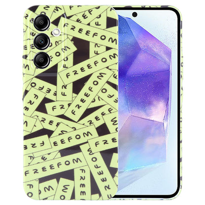 Samsung Galaxy A55 5G Painted Pattern PC Phone Case with Precise Hole Design