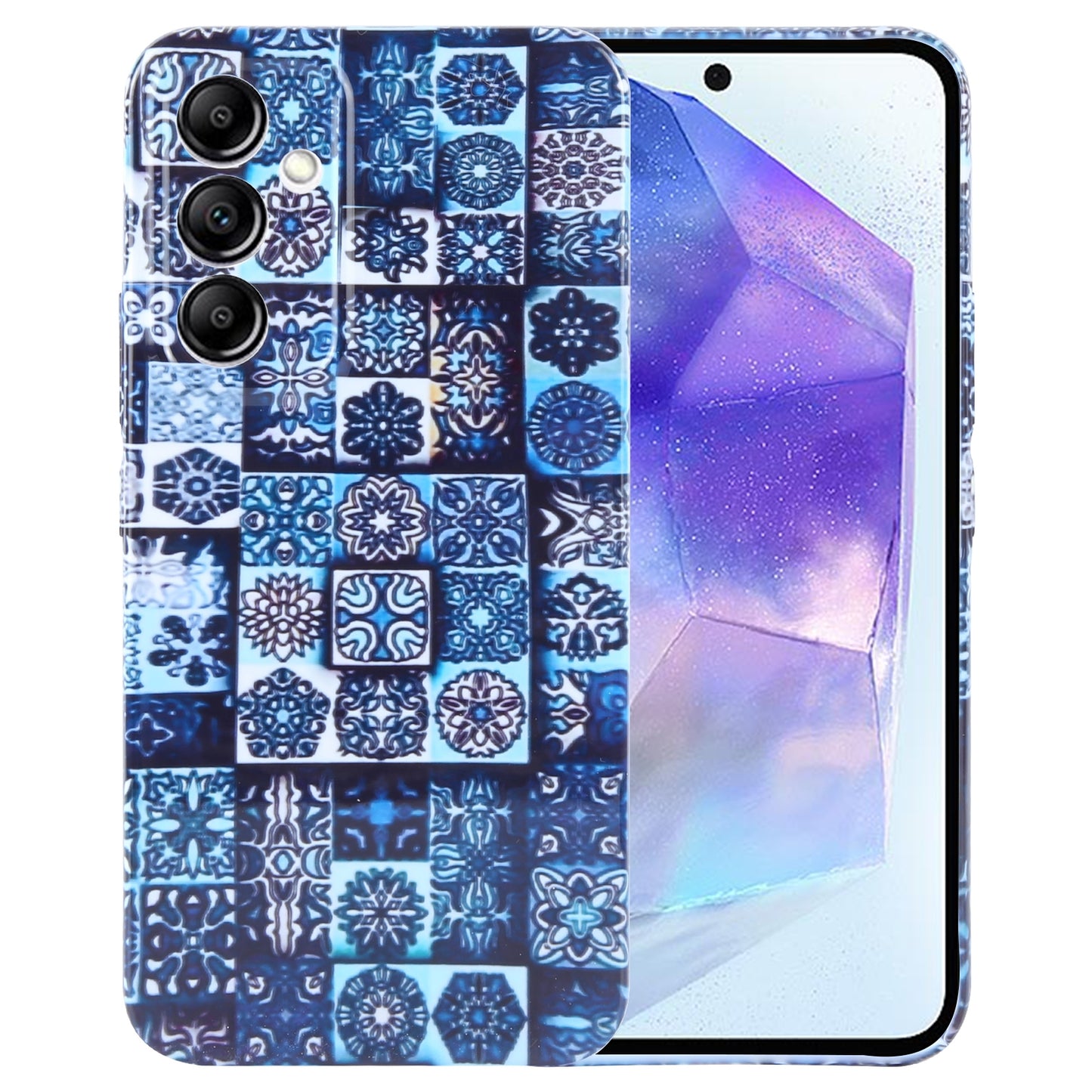 Samsung Galaxy A55 5G Painted Pattern PC Phone Case with Precise Hole Design