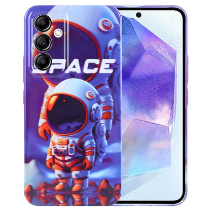 Samsung Galaxy A55 5G Painted Pattern PC Phone Case with Precise Hole Design