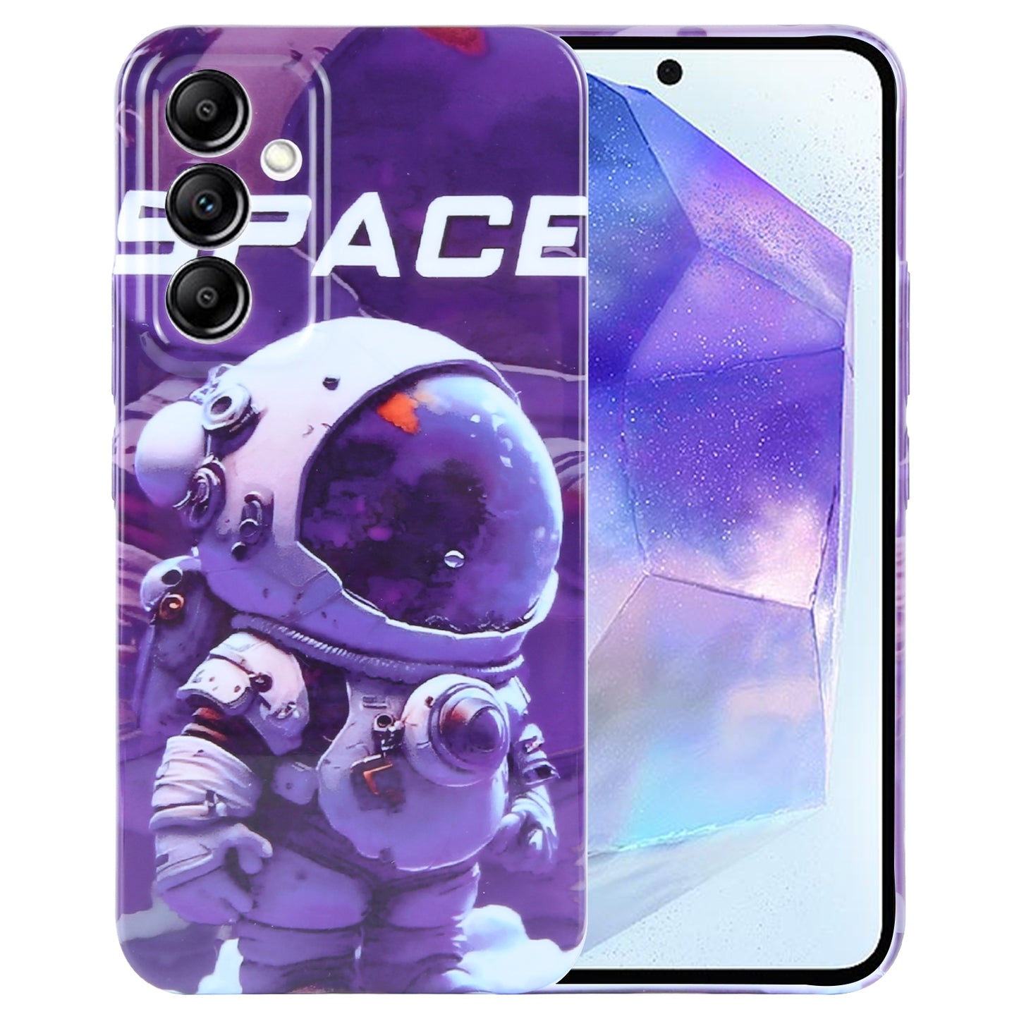 Samsung Galaxy A55 5G Painted Pattern PC Phone Case with Precise Hole Design