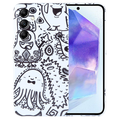 Samsung Galaxy A55 5G Painted Pattern PC Phone Case with Precise Hole Design