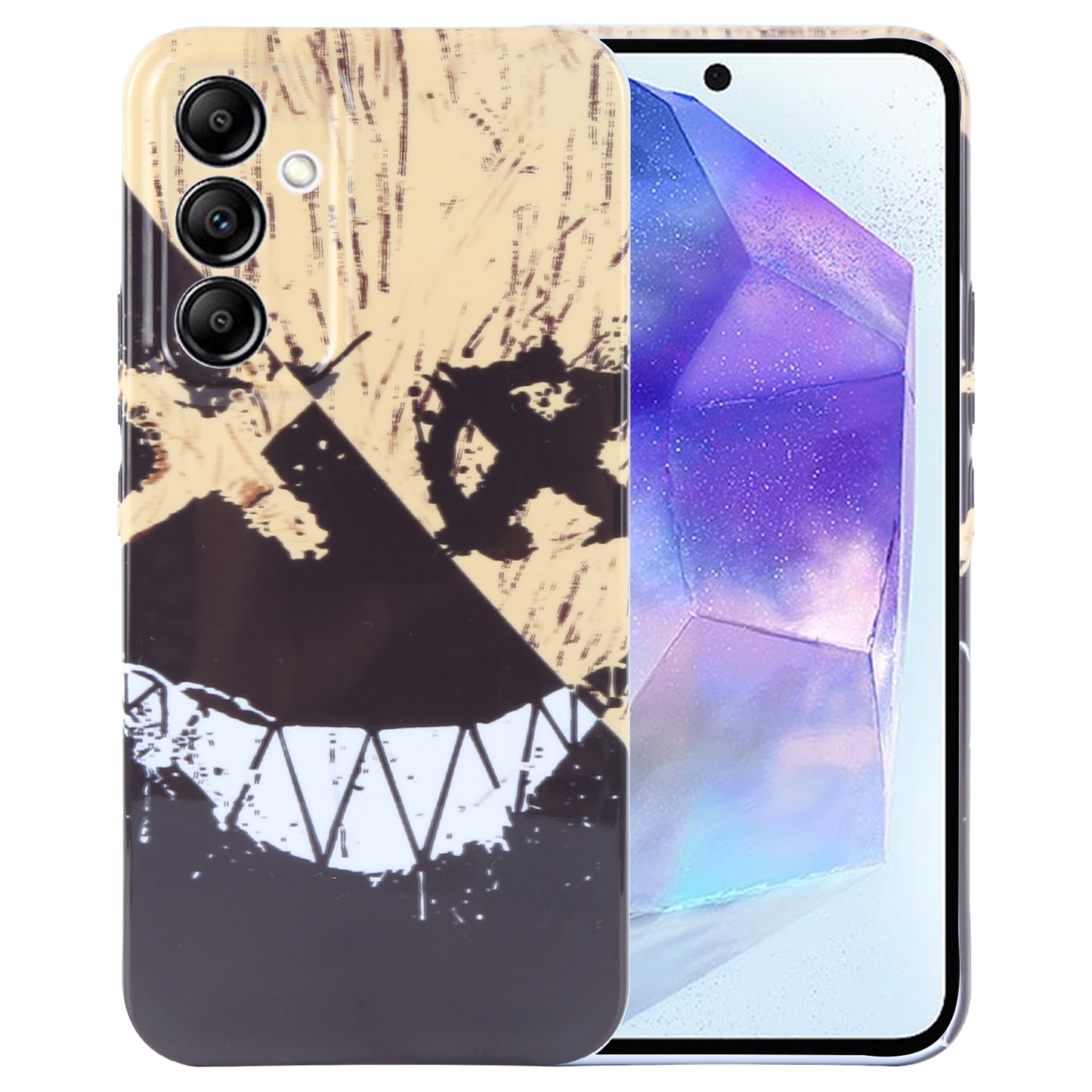 Samsung Galaxy A55 5G Painted Pattern PC Phone Case with Precise Hole Design