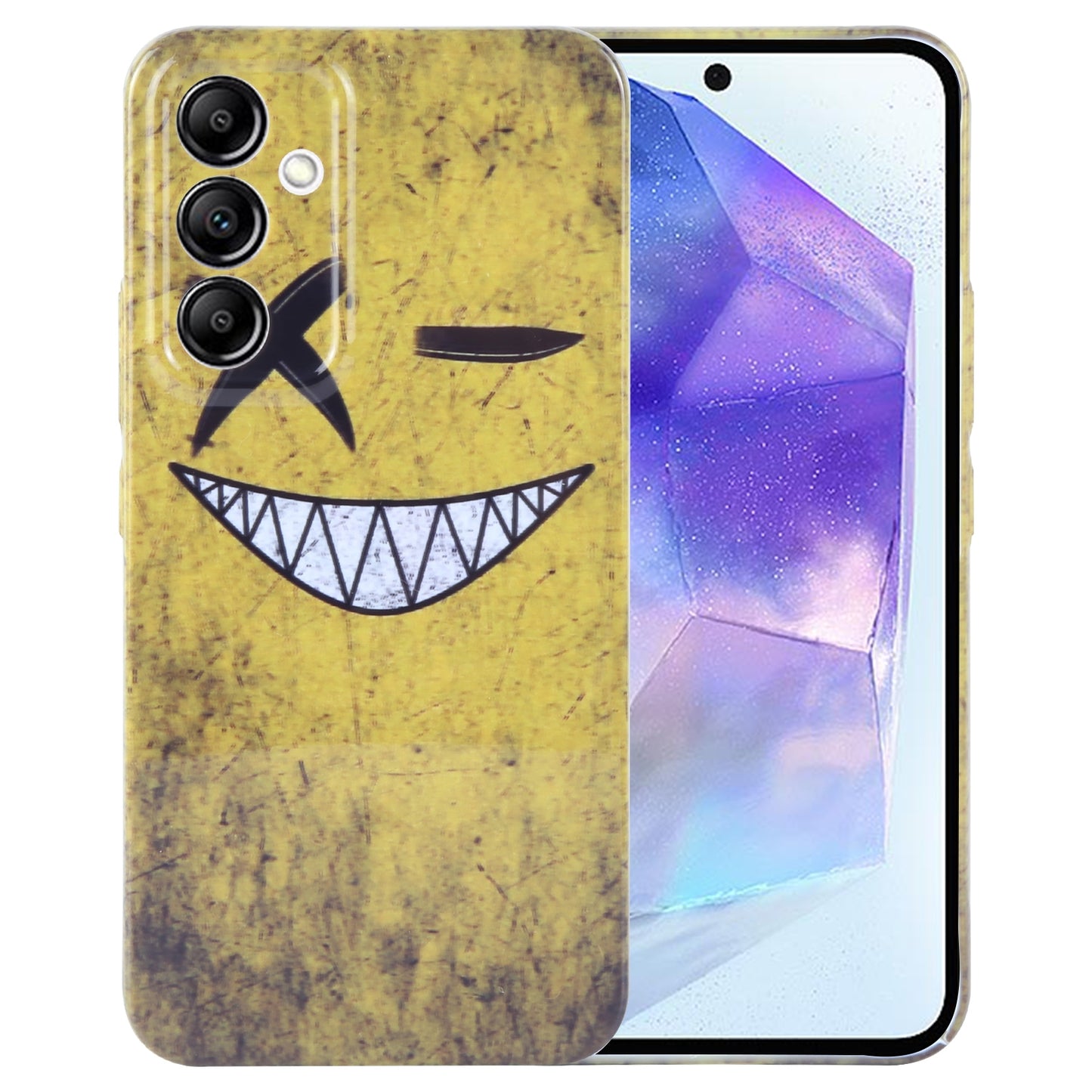 Samsung Galaxy A55 5G Painted Pattern PC Phone Case with Precise Hole Design