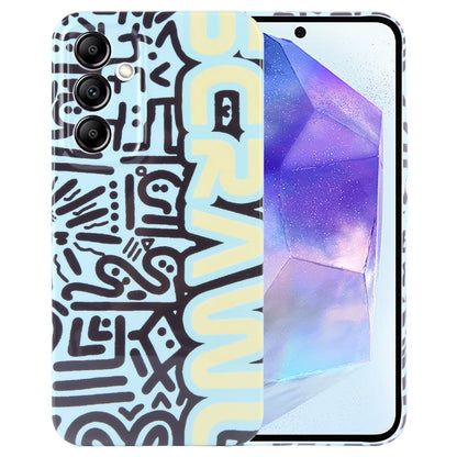 Samsung Galaxy A55 5G Painted Pattern PC Phone Case with Precise Hole Design