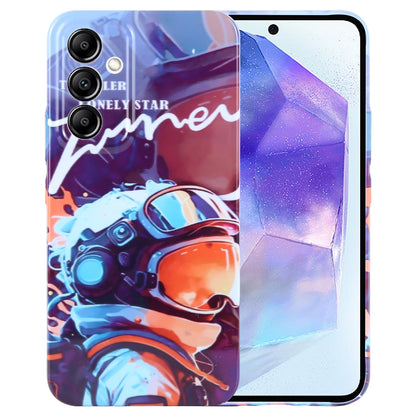 Samsung Galaxy A55 5G Painted Pattern PC Phone Case with Precise Hole Design