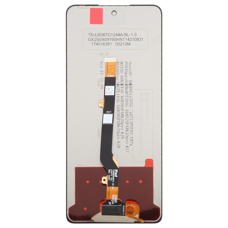 Tecno Pova 7 LJ7 OEM LCD Screen & Touch Digitizer Assembly Replacement - Full Assembly Compatible
