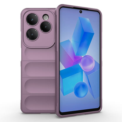 Infinix Hot 40 Pro Magic Shield TPU + Flannel Phone Case - Stylish, Durable, and Lightweight Protection