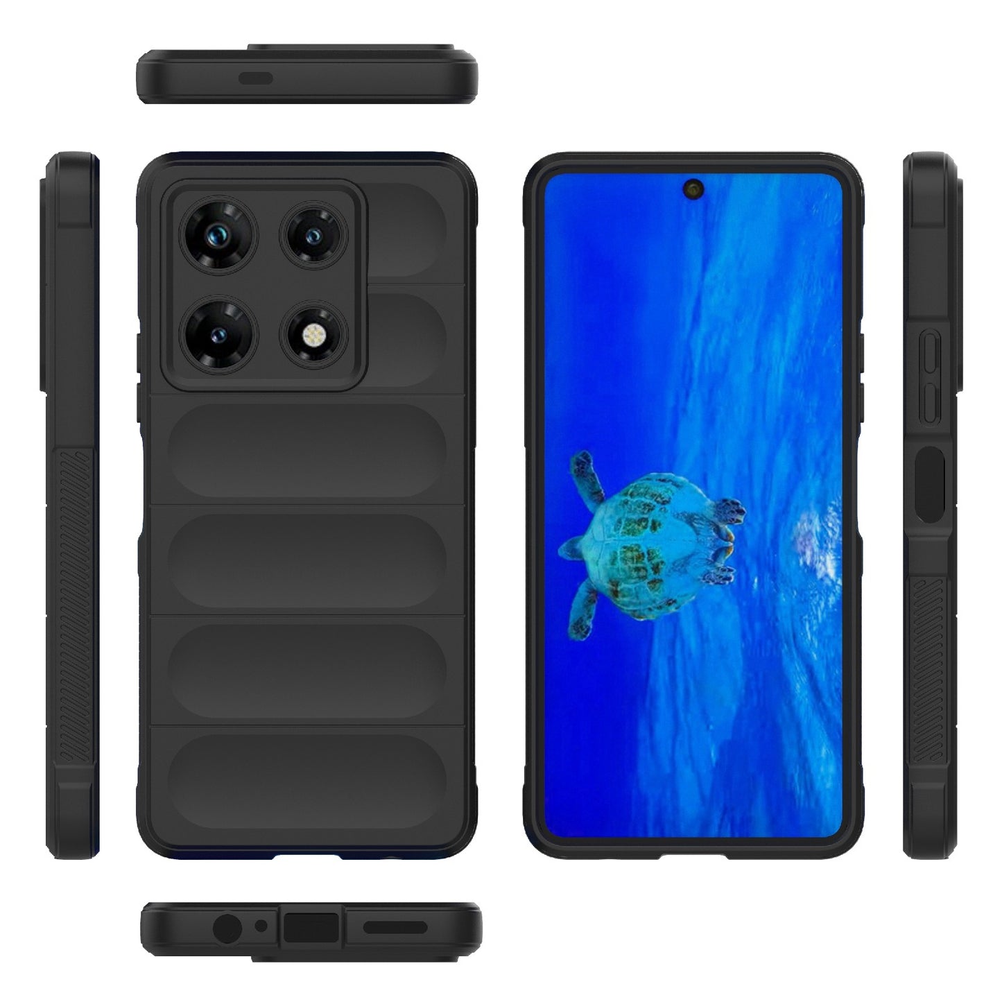 Infinix Note 30 Pro X6788 Magic Shield TPU + Flannel Phone Case - Stylish, Durable, and Lightweight Protection