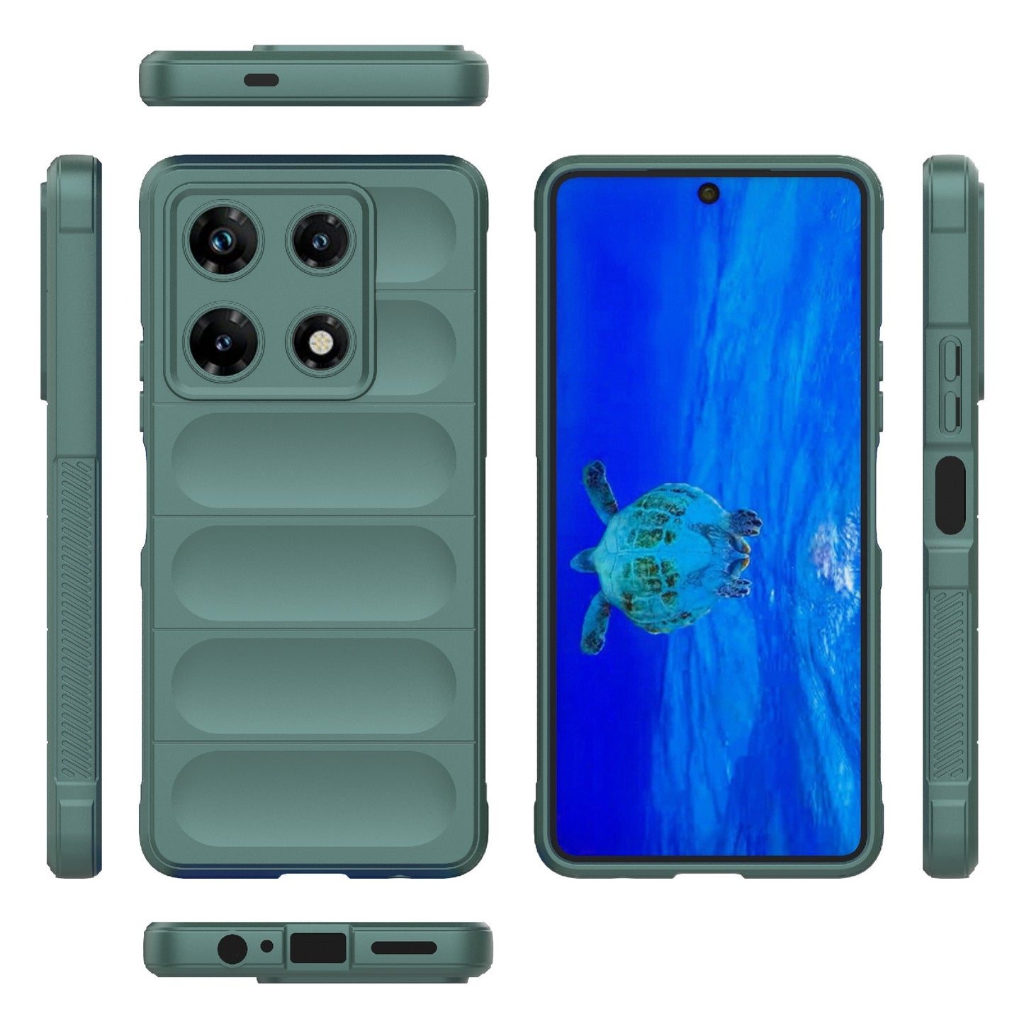 Infinix Note 30 Pro X6788 Magic Shield TPU + Flannel Phone Case - Stylish, Durable, and Lightweight Protection