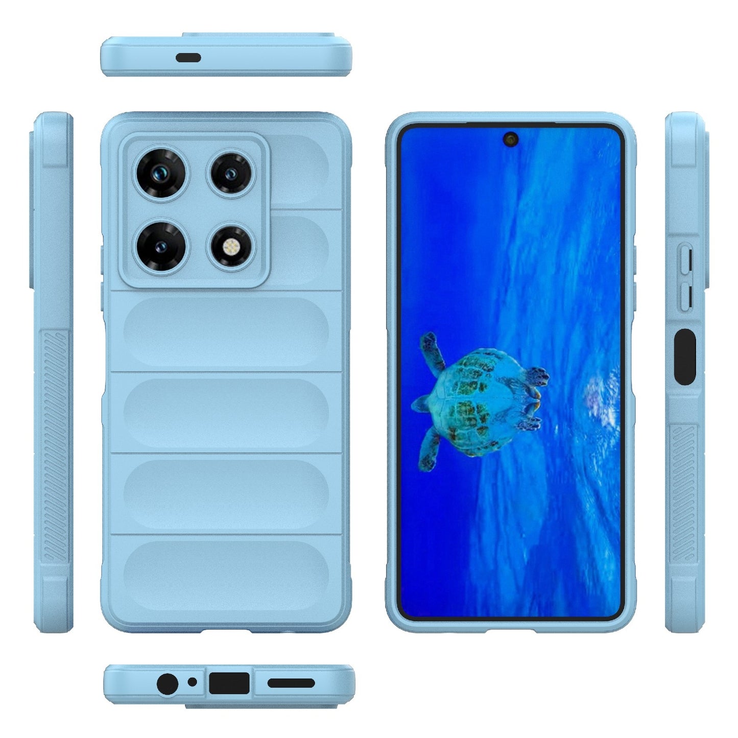 Infinix Note 30 Pro X6788 Magic Shield TPU + Flannel Phone Case - Stylish, Durable, and Lightweight Protection