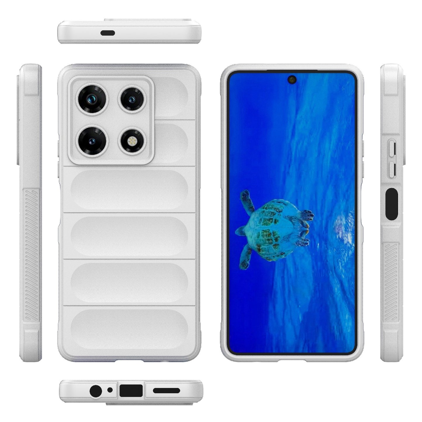 Infinix Note 30 Pro X6788 Magic Shield TPU + Flannel Phone Case - Stylish, Durable, and Lightweight Protection