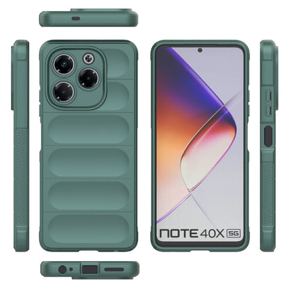 Infinix Note 40X 5G Global Magic Shield TPU + Flannel Phone Case - Stylish, Durable, and Lightweight Protection