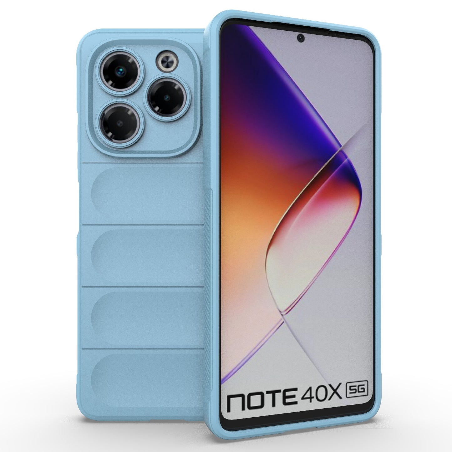 Infinix Note 40X 5G Global Magic Shield TPU + Flannel Phone Case - Stylish, Durable, and Lightweight Protection