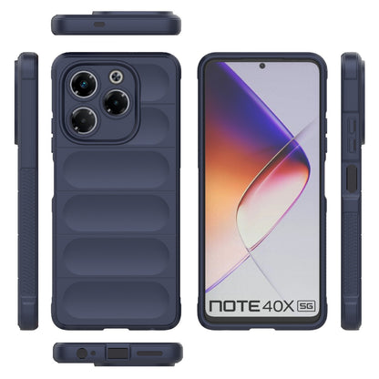 Infinix Note 40X 5G Global Magic Shield TPU + Flannel Phone Case - Stylish, Durable, and Lightweight Protection