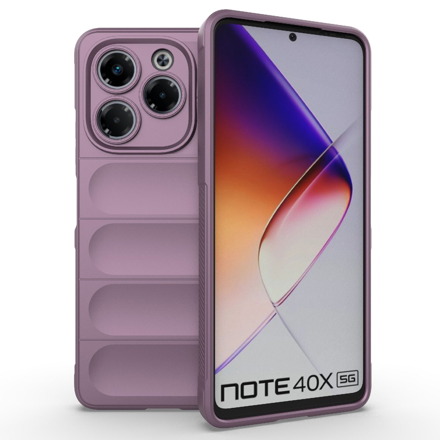 Infinix Note 40X 5G Global Magic Shield TPU + Flannel Phone Case - Stylish, Durable, and Lightweight Protection