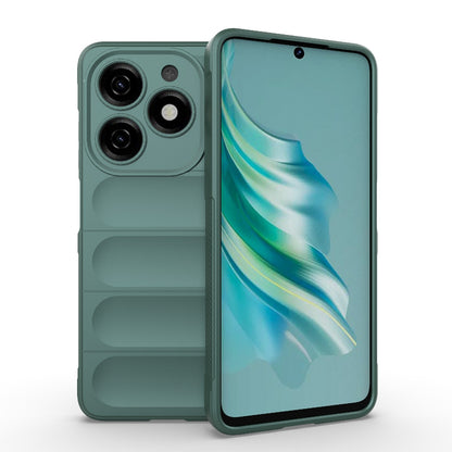 Tecno Spark 20 Magic Shield TPU + Flannel Phone Case - Stylish, Durable, and Lightweight Protection