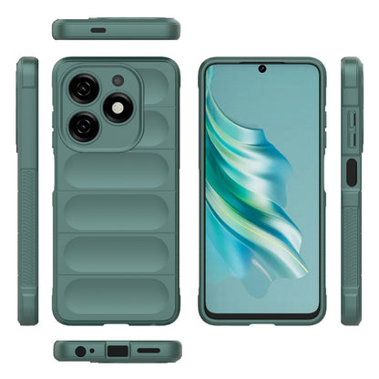 Tecno Spark 20 Magic Shield TPU + Flannel Phone Case - Stylish, Durable, and Lightweight Protection