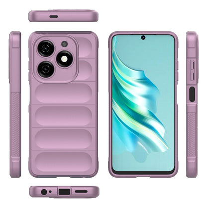 Tecno Spark 20 Magic Shield TPU + Flannel Phone Case - Stylish, Durable, and Lightweight Protection