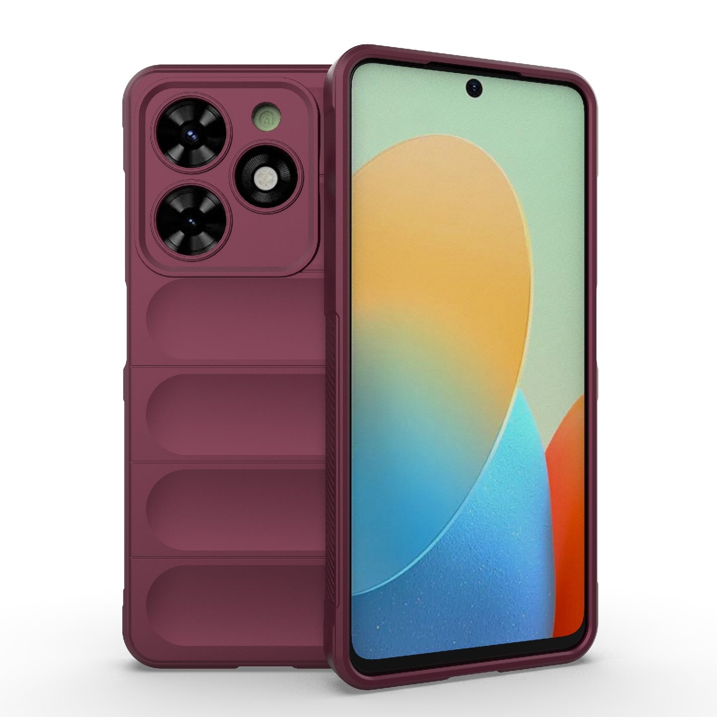 Tecno Spark Go 2024 Magic Shield TPU + Flannel Phone Case - Stylish, Durable, and Lightweight Protection