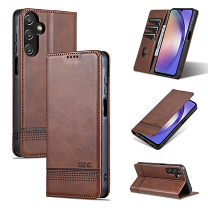 Samsung Galaxy A25 5G Leather Wallet Case with Card Holder & Magnetic Closure