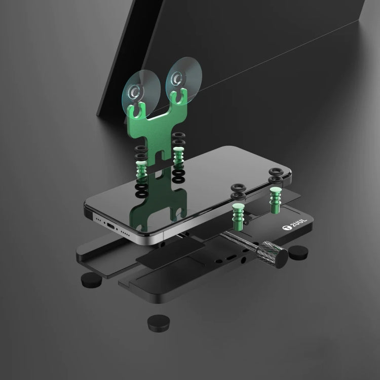 2UUL BH05 Mobile Phone LCD Screen Stand Fixture with Adjustable Suction Cup for Easy Repairs