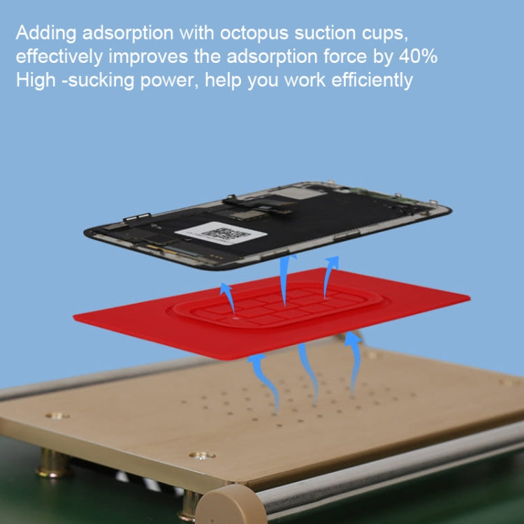 S-2000 7-Inch Non-Slip Silicone Suction Pad for Vacuum Separator - Strong Adsorption & High-Temperature Resistance