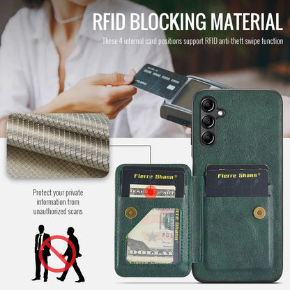 Samsung Galaxy A13 5G Card Holder Back Phone Case - Oil Wax Cow Leather