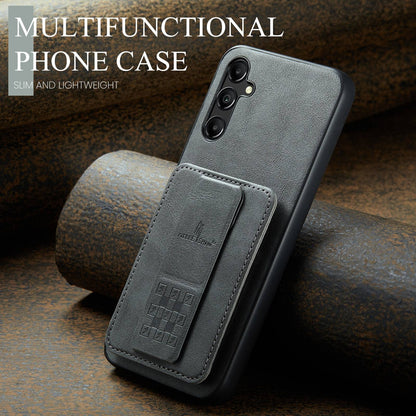 Samsung Galaxy A13 5G Card Holder Back Phone Case - Oil Wax Cow Leather