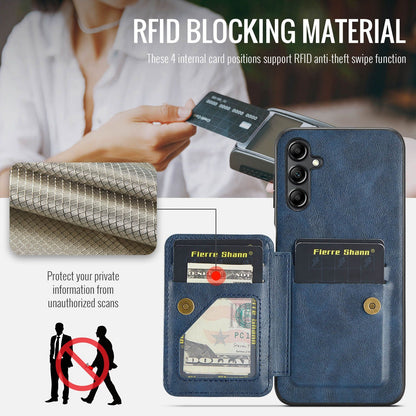 Samsung Galaxy A13 5G Card Holder Back Phone Case - Oil Wax Cow Leather