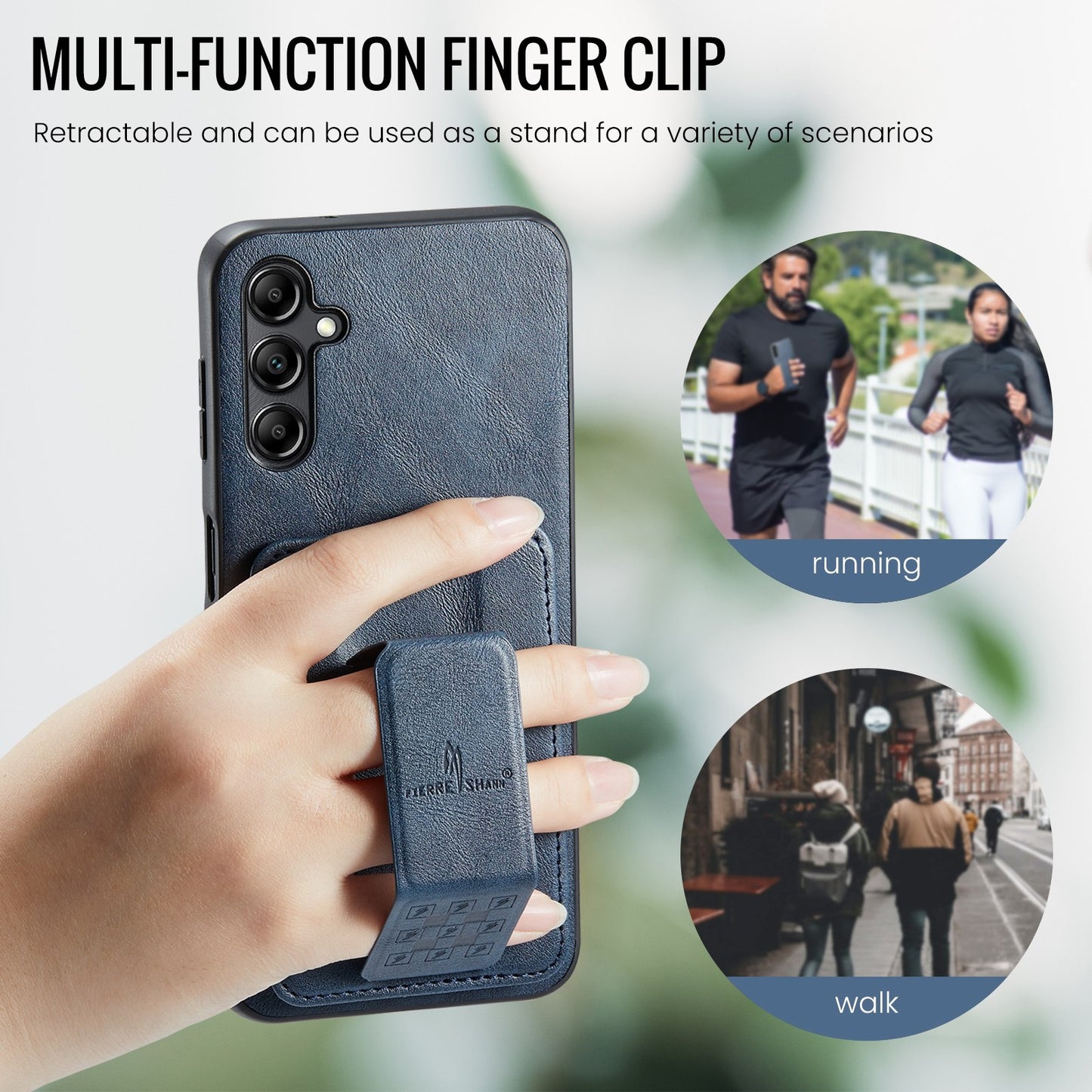 Samsung Galaxy A13 5G Card Holder Back Phone Case - Oil Wax Cow Leather