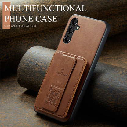 Samsung Galaxy A13 5G Card Holder Back Phone Case - Oil Wax Cow Leather