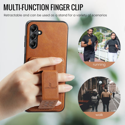 Samsung Galaxy A13 5G Card Holder Back Phone Case - Oil Wax Cow Leather