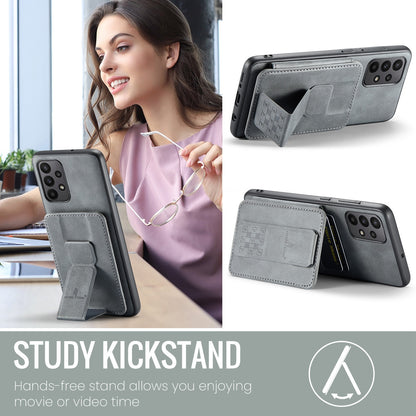 Samsung Galaxy A23 5G Card Holder Back Phone Case - Oil Wax Cow Leather