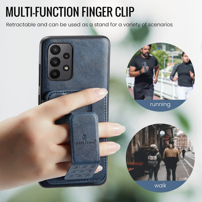 Samsung Galaxy A23 5G Card Holder Back Phone Case - Oil Wax Cow Leather