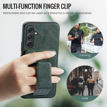 Samsung Galaxy A25 5G Card Holder Back Phone Case - Oil Wax Cow Leather