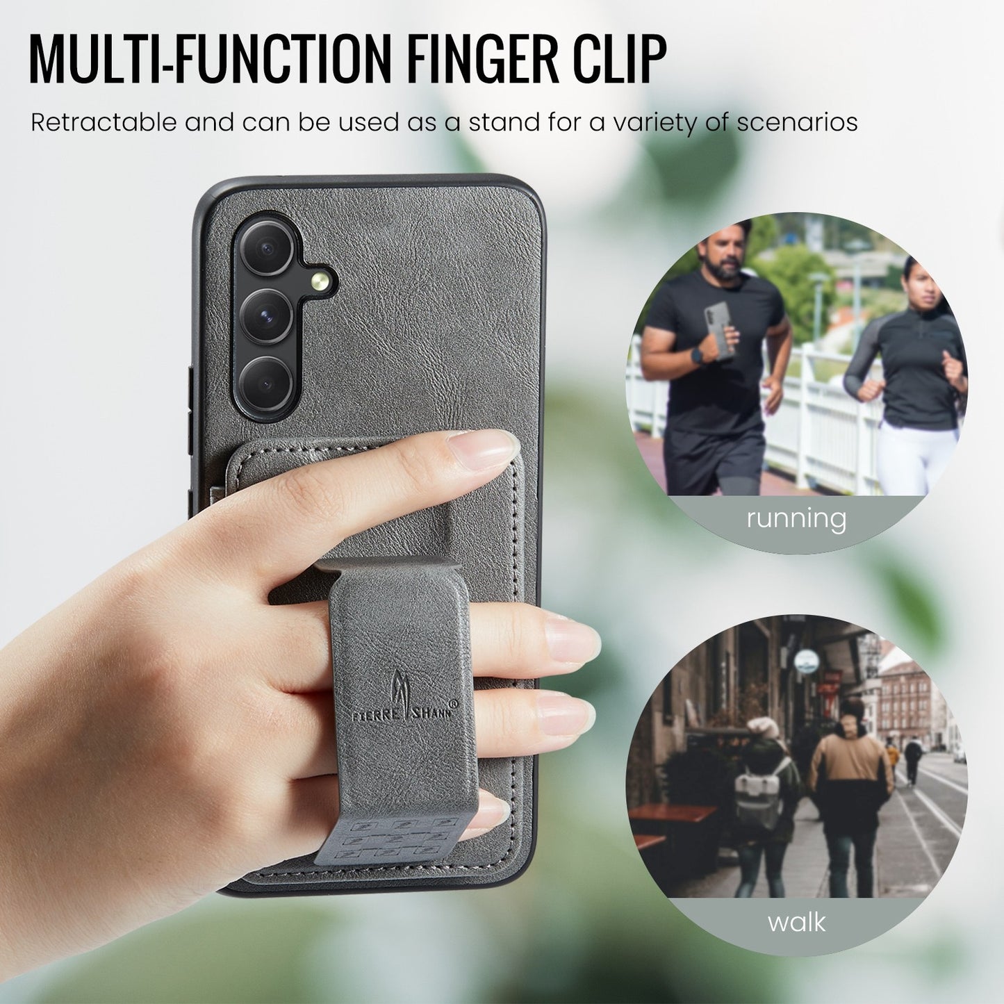 Samsung Galaxy A25 5G Card Holder Back Phone Case - Oil Wax Cow Leather