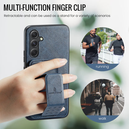 Samsung Galaxy A25 5G Card Holder Back Phone Case - Oil Wax Cow Leather