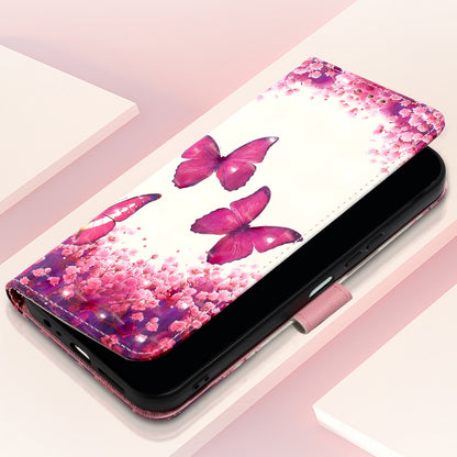 OPPO A79 5G Leather Flip Phone Case with 3D Painted Design, Card Holder, Wallet & Stand Function - Durable Protection & Easy Access