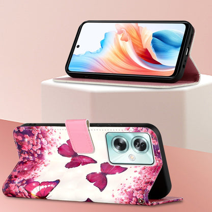 OPPO A79 5G Leather Flip Phone Case with 3D Painted Design, Card Holder, Wallet & Stand Function - Durable Protection & Easy Access