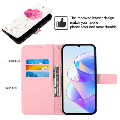 OPPO A60 4G Global Leather Flip Phone Case with 3D Painted Design, Card Holder, Wallet & Stand Function - Durable Protection & Easy Access