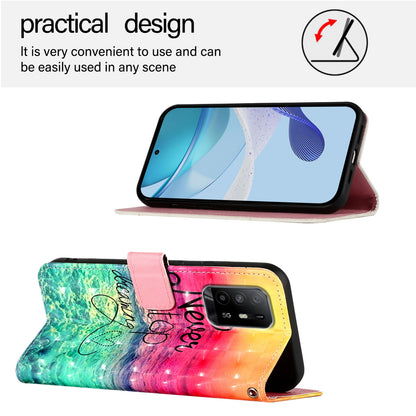 OPPO F19 Leather Flip Phone Case with 3D Painted Design, Card Holder, Wallet & Stand Function - Durable Protection & Easy Access