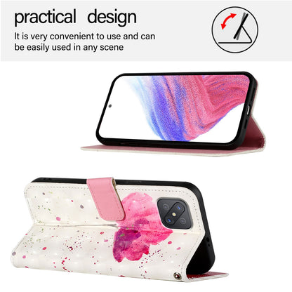 OPPO A92s 5G Leather Flip Phone Case with 3D Painted Design, Card Holder, Wallet & Stand Function - Durable Protection & Easy Access