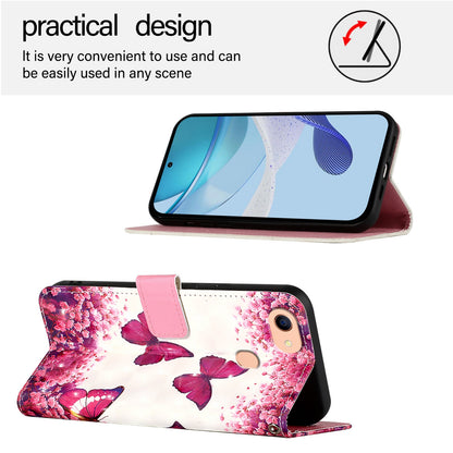 OPPO F17 Leather Flip Phone Case with 3D Painted Design, Card Holder, Wallet & Stand Function - Durable Protection & Easy Access