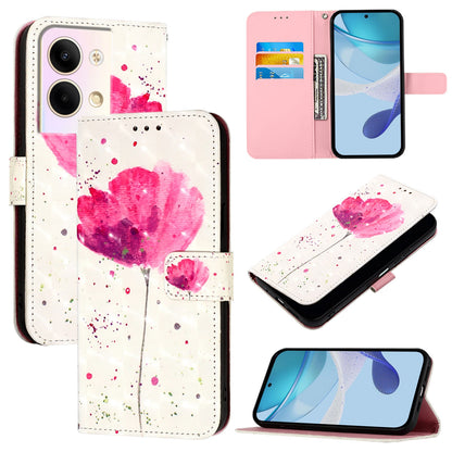 OPPO Reno9 5G Leather Flip Phone Case with 3D Painted Design, Card Holder, Wallet & Stand Function - Durable Protection & Easy Access
