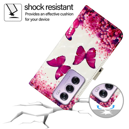 OPPO Reno12 Pro Global Leather Flip Phone Case with 3D Painted Design, Card Holder, Wallet & Stand Function - Durable Protection & Easy Access