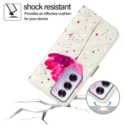 OPPO Reno12 Pro Global Leather Flip Phone Case with 3D Painted Design, Card Holder, Wallet & Stand Function - Durable Protection & Easy Access