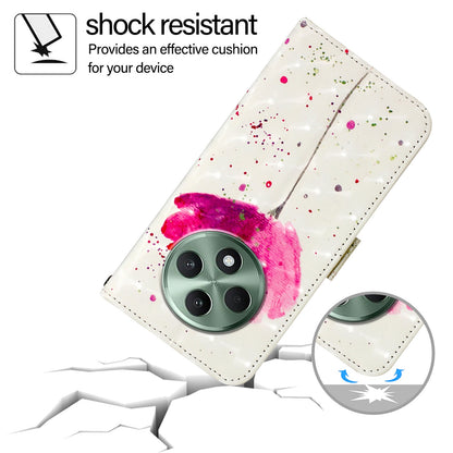 OPPO Reno12 F Global Leather Flip Phone Case with 3D Painted Design, Card Holder, Wallet & Stand Function - Durable Protection & Easy Access