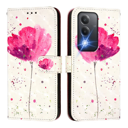 OPPO A80 5G EU Version Leather Flip Phone Case with 3D Painted Design, Card Holder, Wallet & Stand Function - Durable Protection & Easy Access