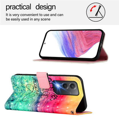 OPPO A3 Pro 5G India Leather Flip Phone Case with 3D Painted Design, Card Holder, Wallet & Stand Function - Durable Protection & Easy Access